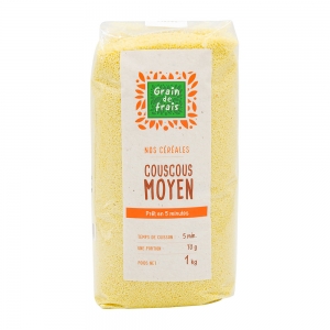 Couscous moyen paquet 1kg  Carton de 12 x 1 kg