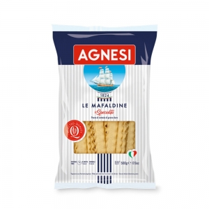 Pâtes Mafaldine n°208 paquet 500g Agnesi  Carton de 12 x 500gr