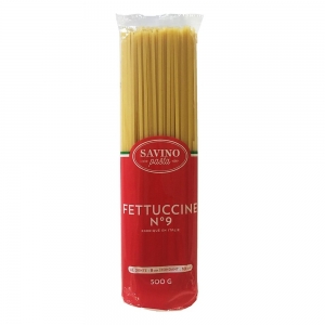 Pâtes Fettuccine n°9  pqt 500g Savino Pasta Carton de 20 x 500gr