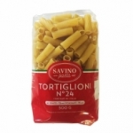 Pâtes Tortiglioni n°24 pqt 500g Savino Pasta<br>