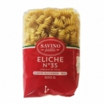 Pâtes Eliche n°35  pqt 500g Savino Pasta Carton de 20 x 500gr