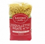 Pâtes Coquillettes n°51  pqt 500g Savino Pasta Carton de 20 x 500gr