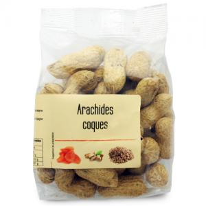 Arachides coques   paquet 95g Ct 10 sch 95 gr