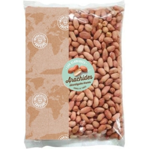 Arachides décortiquées brunes  Carton de 8 x 1kg