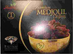 Dattes medjoul large Récolte 2024  Carton de 5 kg