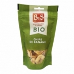 Chips de bananes BIO paquet 70g B&S Carton de 16 x 70gr