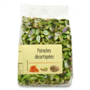 Pistaches décortiquées  paquet 200g Carton de 10 x 200gr