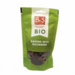 Raisins secs Sultanine BIO paquet 125g B&S<br>
