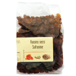 Raisins bruns Sultanine<br>pqt 250gr