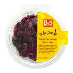 Cranberries en moitié<br> barquette 70g B&