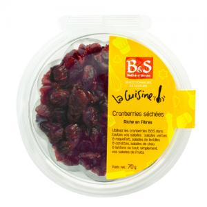 Cranberries en moitié  barquette 70g B& Carton de 36 x 70gr
