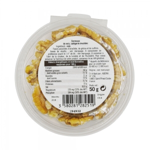 Cerneaux de noix invalides barquette 50g  Carton de 36 x 50gr