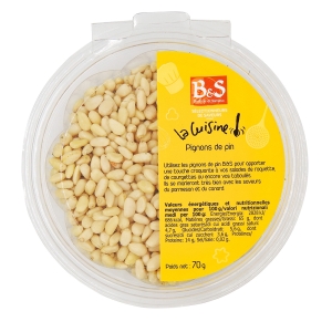 Pignon de pin Sibérica barquette 70g  Carton de 36 x 70gr