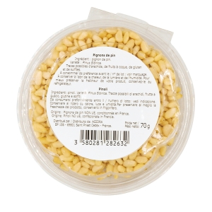 Pignon de pin Sibérica barquette 70g  Carton de 36 x 70gr