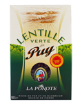 Lentilles vertes du Puy boîte 500g  Carton de 10 x 500gr