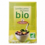 Lentilles vertes de France BIO boîte 500g<br>
