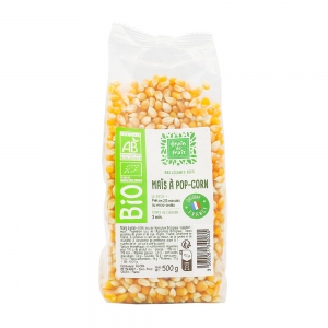 Maïs pop-corn BIO France paquet 500g  carton de 12 X 500g