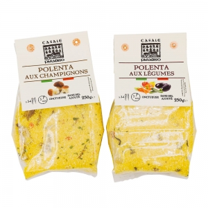 Polenta aux légumes Casale Paradiso pqt 250gr  Carton de 12 x 250gr