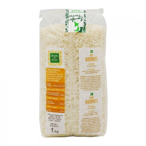 Riz Basmati paquet 1kg Grain de Frais  Carton de 12 x 1kg