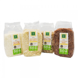 Riz rouge de Camargue IGP BIO paquet 500g  Carton de 8 x 500g