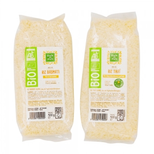 Riz Thaï blanc BIO Grain De Frais 500g  Carton de 12 x 500GR