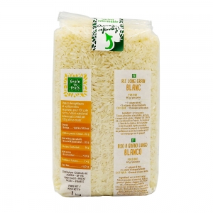 Riz long grain blanc paquet 1kg  Carton de 12 x 1kg