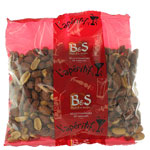 Arachides brunes grillées salées<br>paquet 500g B&S