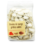 Graines de courge grillées salées<br> paquet 120g