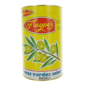Olives vertes goût anchois boîte 5/1  Carton de 3 boites 5/1