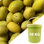 Olives vertes picholines Maroc<br> seau de 10 kg