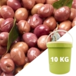 Olives tailladées violettes meski calibre 22  Seau de 10 kg