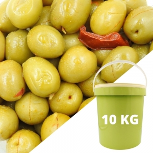 Olives Sauce Tunisienne 12/14  Seau de 10 kg