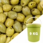 Olives vertes herbes de Provence dénoyautées 23/27<br>