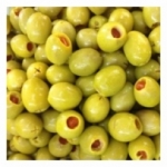 Olives farcies poivron 12/14 Grèce  Boite de 2x5kg
