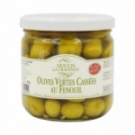 Olives vertes cassées au fenouil 200g<br>