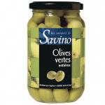 Olives vertes entières pot 37cl Savino<br>