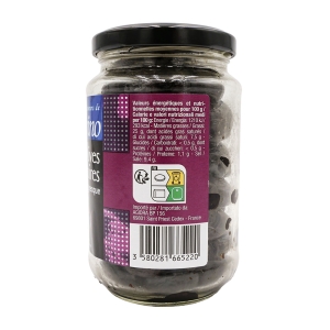 Olives noires façon Grèce POT 37cl  Savino Carton de 12 bocaux 37cl