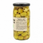Olives vertes dénoyautées BIO pot 37 cl  Carton de 12 bocaux 37cl