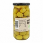 Olives vertes entières BIO pot 37cl  Carton de 12 bocaux 37cl