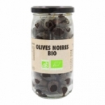 Olives noires BIO  pot 37 cl Carton de 12 bocaux 37cl