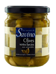 Olives farcies amande  bocal 125g Savino Carton x 12 (pne 125gr)