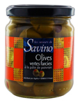 Olives farcies poivron   bocal 125g Savino Carton x 12 (pne 125 gr)