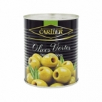 Olives vertes dénoyautées 34/37 Cartier boite 4/4<br>