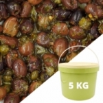 Olives noires dénoyautées et câpre Italie<br>