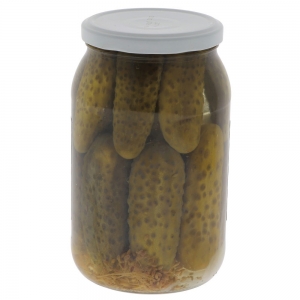 Cornichons aigres-doux bocal 490g Polonia  Carton x 12 (pne 490gr)
