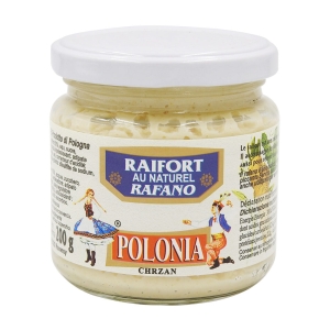 Raifort au naturel bocal 200g  Carton x 12