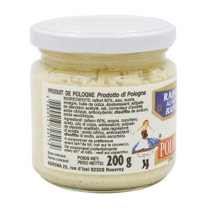 Raifort au naturel bocal 200g  Carton x 12