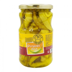 Piments doux pot 300g (pne) Comptoirs de Carthage  Carton 12