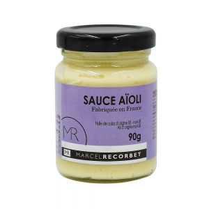 Sauce aïoli  bocal 90g Marcel Recorbet CT 12 POTS