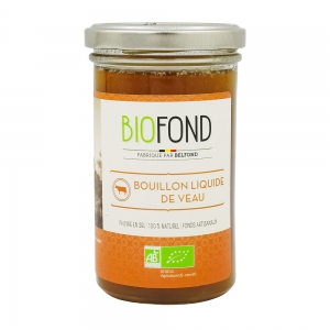 Fond de sauce veau BIO bocal 240ml  CT 6 BTE